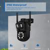 LS VISION 8MP 4K PTZ IP kamera s duálním objektivem a duálním displejem 4MP HD 4x digitální zoom automatické sledování bezdrátová venkovní dohledová kamera P6SLTIE