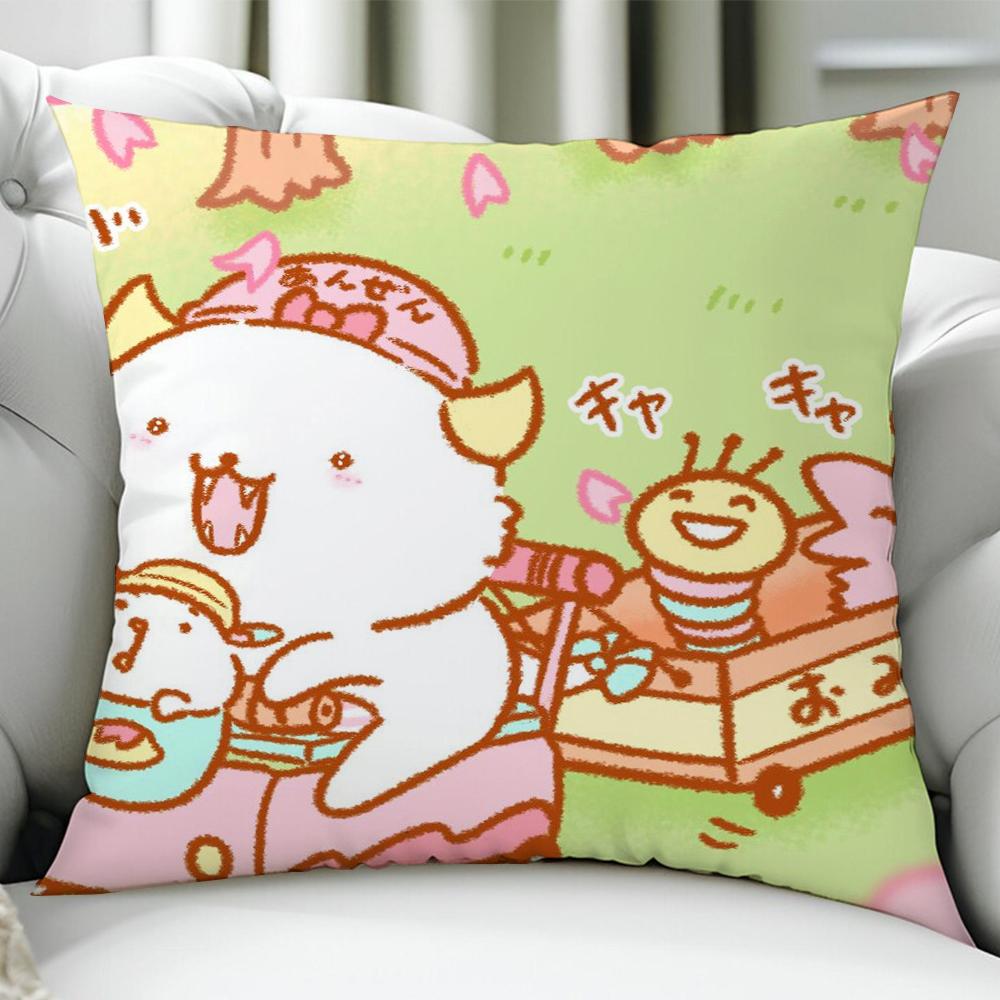 Kawaii GGaopowerroo cushion cover Birthday Anniversary Gifts Double Sided Printed Zipper Cushion Cover Soft Skin Bedding