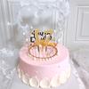 INS 0-9 Number Acrylic Mirror Cake Toppers For Kids Adults Birthday Party Supplies Wedding Anniversary Days Cake Decorations