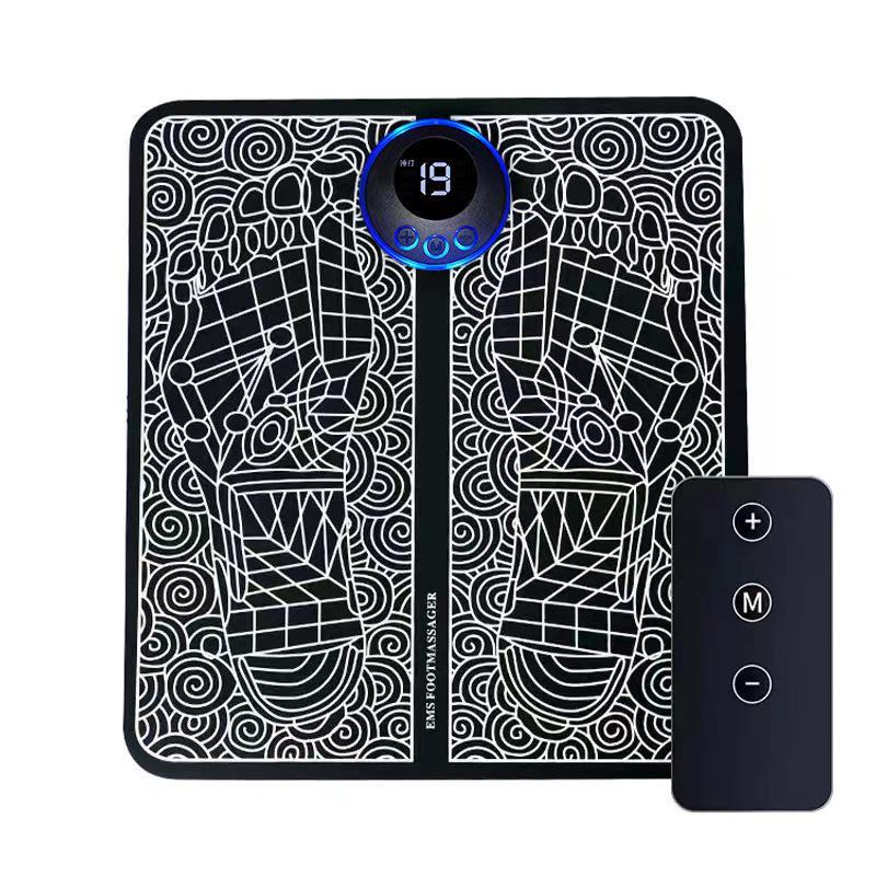 Multifunctional EMS Foot Massager: Low-Frequency Pulse Acupoint Massage Pad