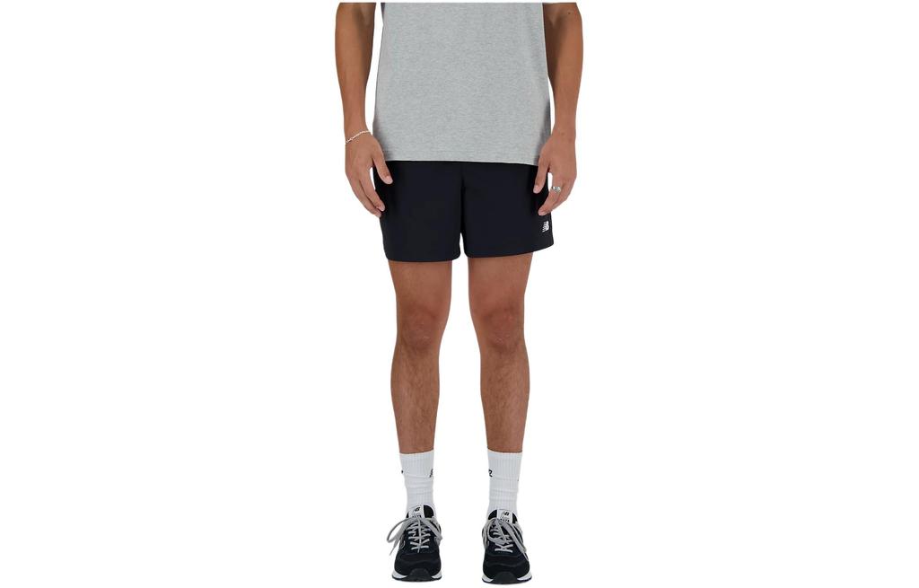New Balance Athletics Stretch Woven Short 5' Casual Shorts Men's Black MS41517-BK