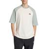 Adidas Panda Chill Patch Color Block Raglan Sleeve Soft T-Shirt Men tops KB4856