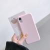 Flüssigsilikon-Handyhülle für iPhone XR X XS Max Luxuriöses Weiches Bonbonfarbenes Cover für iPhone XR XS X Max Hülle