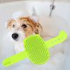 Dog Grooming Brush Pet Shampoo Bath Brush Soothing Massage Rubber Comb