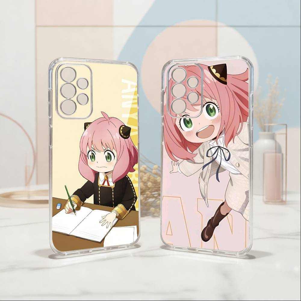 Spy Family Anya Phone Case For Samsung S25,S24,S21,S22,S23,S30,Ultra,S20,Plus,Fe Transparent Cover