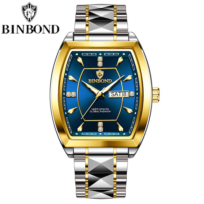 Leichter Luxus Neue Damen Herrenuhr Business Stahlband Wasserdicht Kalender Damen Mode Quarz Armbanduhren Geschenk