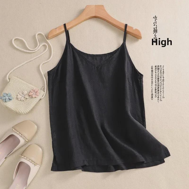 2023 Summer Lightweight Linen V-Neck Camisole