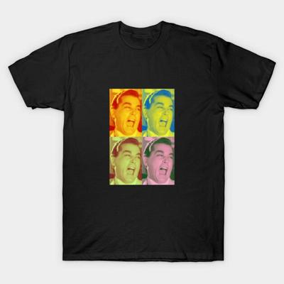 Goodfellas Ray Liotta Laugh Mafia Gangster Painting T-Shirt