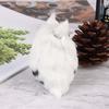 Leuke Owl White Black Furry Ornament Decor Adornment Simulation Gifts