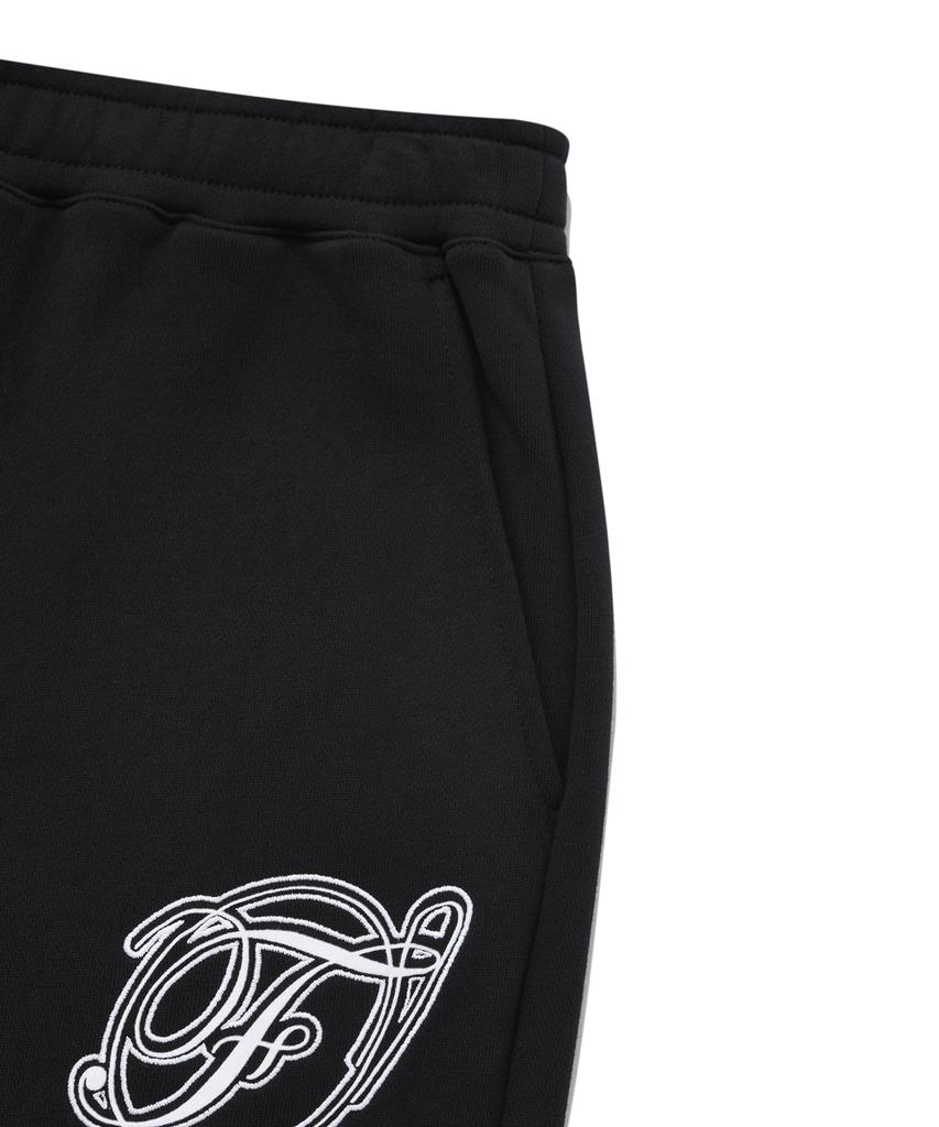 FALLETT Flowing Logo Jogger Pants Black