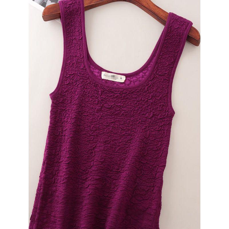 Foreign Trade Original Order Pleat Craft Pure Desire Square Collar Vest Summer Slim Fit Light Luxury Slim Fit Sleeveless Knitted Top Women