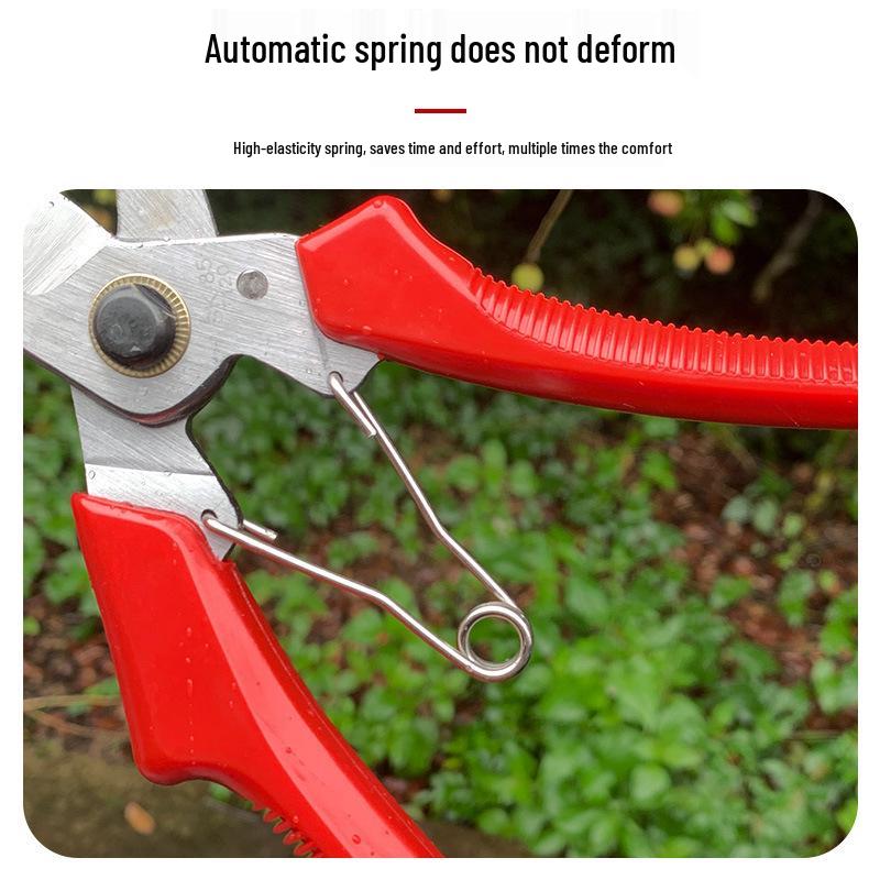 Powerful Bent Handle Garden Pruning Shears for Flowers and Branches