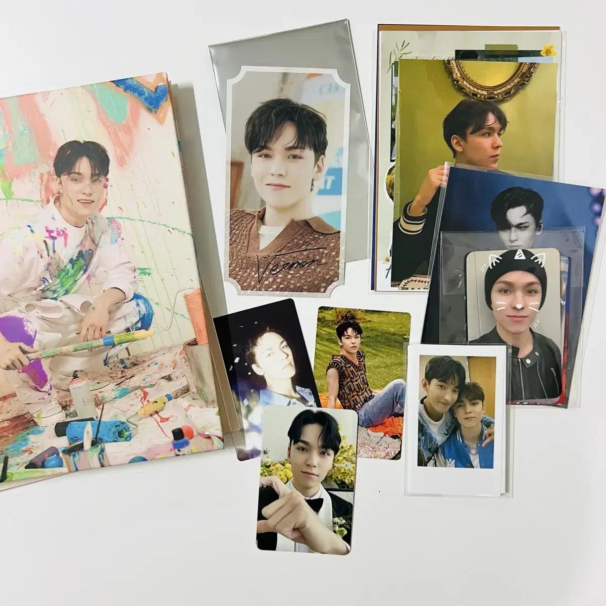 

Seventeen Vernon Attaka Carat Van, Heaven, Fml Photo Card Batch Set