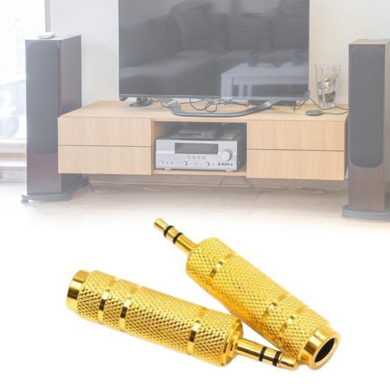 1pc/3pcs Stereo Audios Adapter 1/8 To 1/4 Audios Converters for Player Headphones and Musical Instrument Accessory