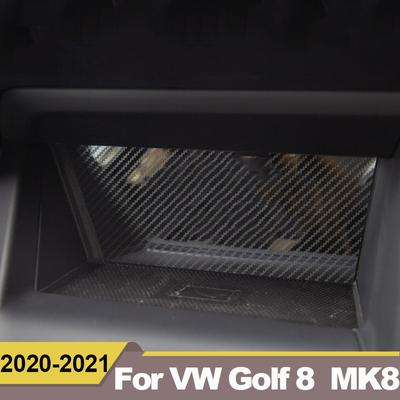Car Center Console Storage Box Pad Mat Organizer Styling Stowing Accessories For Volkswagen VW Golf 8 MK8 2022