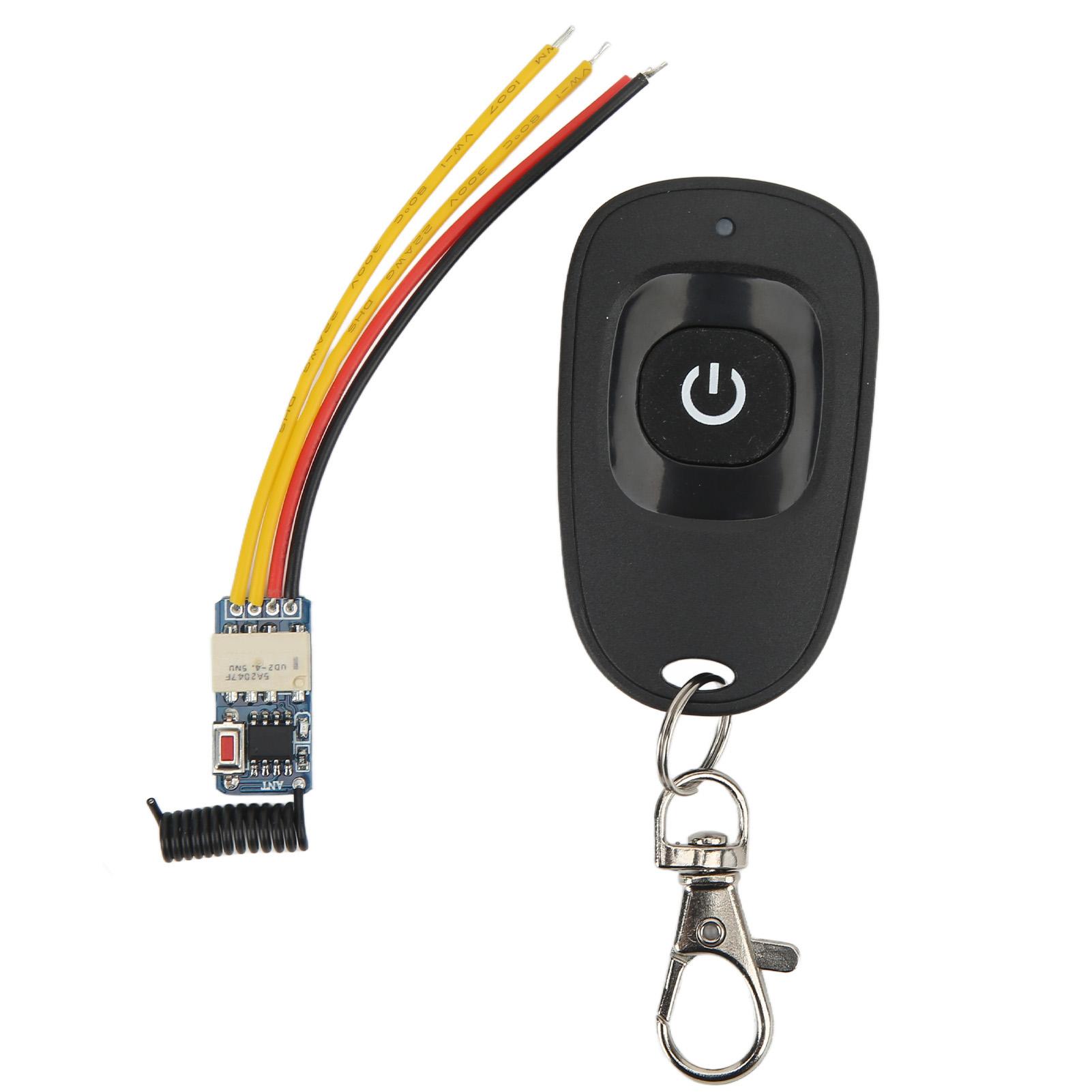 

Mini Size Relay Remote Control Switch 433.92Mhz with Delay Transmitter Receiver DC3.5V‑12V