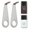 2pcs Sturdy Stainless Steel Materials Doorbells Key Tool for Secure and Simple Removal of Rings Battery Doorbells