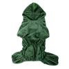 Dog Cartoon Costume Cute Dinosaur Shape Soft Coral Fleece Warm Dog Halloween Costume Winter Hoodie Clothes for Dogs Cats