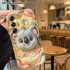 Phone Case: 2D Flat Design Suitable for Samsung Galaxy A34 A35 M05 M06 S20 S22 S21 FE Plus 5G Protective Case, Featuring a Chubby Koala, Perfect Chris
