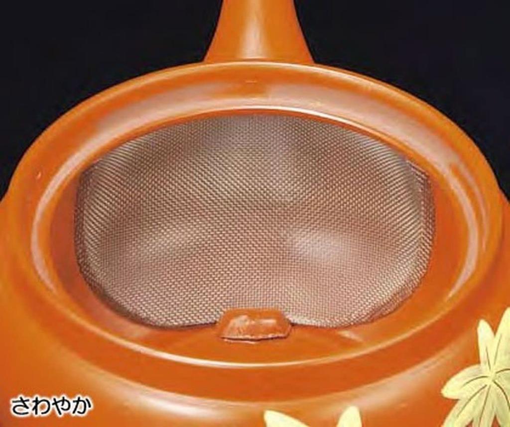 Refreshing with Tea Made In Japan J-kitchens Tokoname-yaki Teapot, Mesh, Strainer, 350cc,