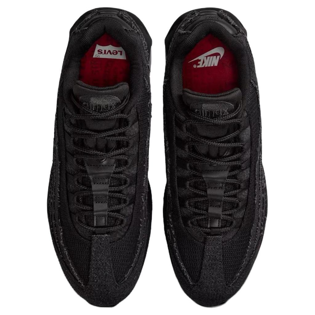 Nike Air Max 95 OG Black Anthracite Unisex Sneakers Gym-Red HM4743-001