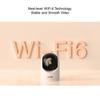 Tenda Wireless Camera RP3 3MP Security Pan/Tilt WiFi6 Two Way Audio Indoor Camera 360° All-Round Vision Baby Cameras Security (with optional SD Card)