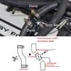 Black Water Temp Gauge Radiator Temperature Water Temp Joint Pipe Sensor Hose Adapter 18MM 20MM 22MM 24MM Interior Parts