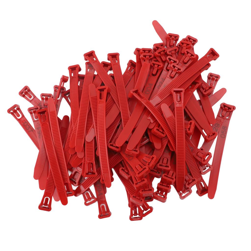 100pcs Chicken Leg Bands Adjustable Fadeless Numbered Poultry Identification Leg Tags for Duck