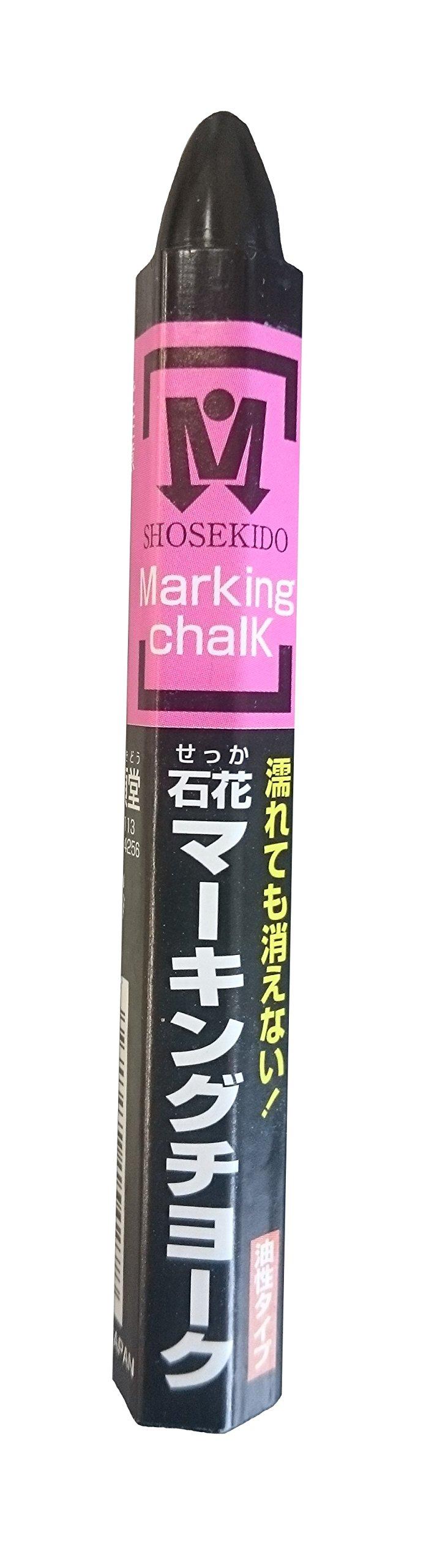 

Shosekido Stone Flower Marking 1 Box S15407 Chalk, Black, (24 Chalks)