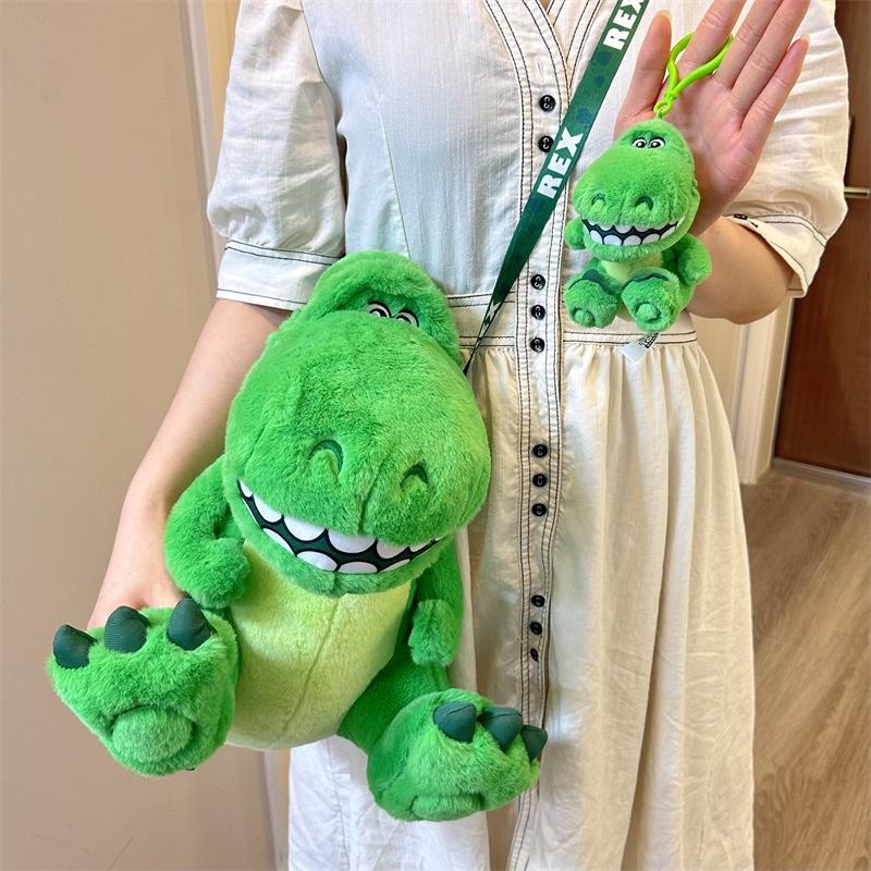 Potdemiel Genuine Disney Toy Story Hug Dragon Plush Toy Bag Pendant Cute Cartoon Doll Hanging Decoration