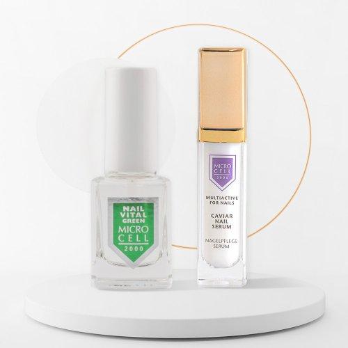 

[1+1] Microcell Vital Green Nail Nutrient & Caviar Nail Gold Edition Serum