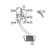 For 11-20 Dodge Journey Brake Pedal Position Sensor   New