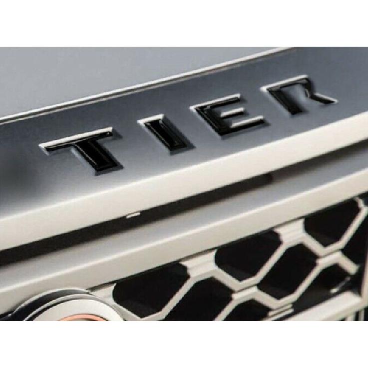 3D Gloss Black Raised Front Grille Letters For Nissan Frontier - 25 Us Made