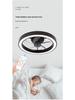 Integrated Ceiling Fan Lamp for Bedroom & Restaurant - 2024 Model
