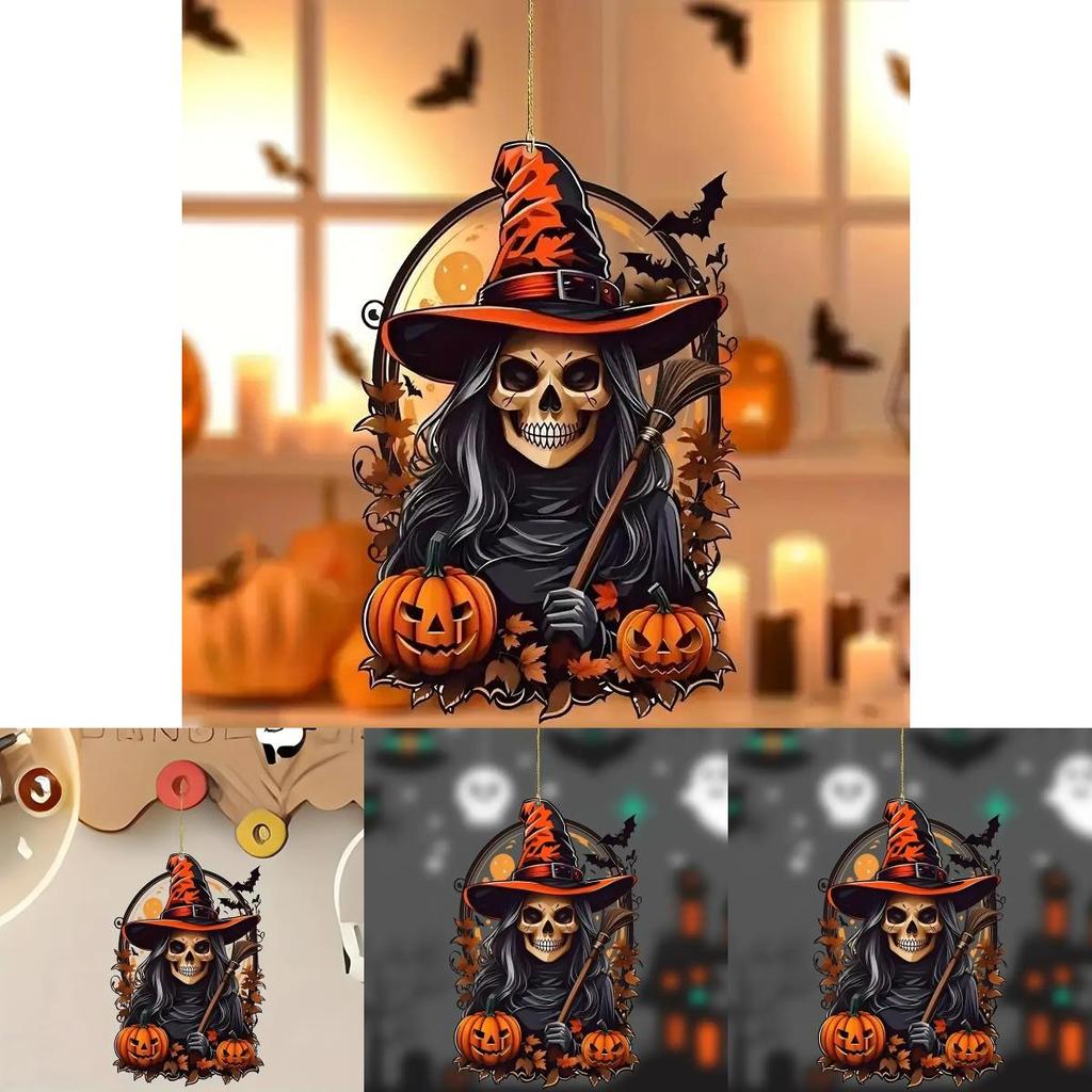 Festive Cartoon Style Pumpkin Person Hanging Ornament For Halloween Party Decor