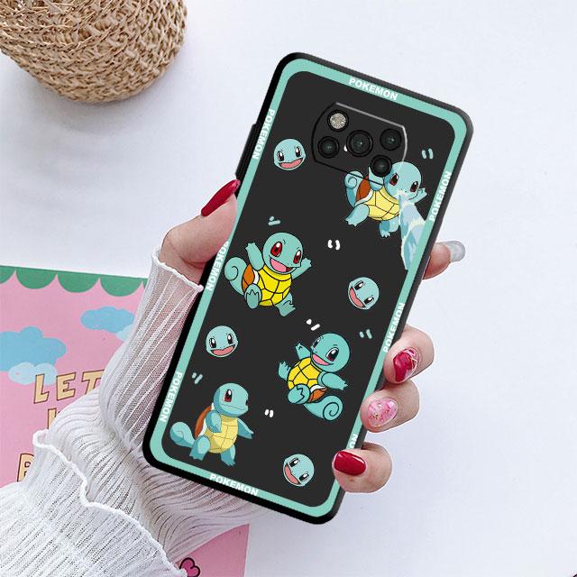 

Чехол с рисунком Покемона Пикачу для Xiaomi Mi Poco X3 NFC M4 F3 C40 11 11T 10T Pro 12 9T 9 10Lite, мягкий чехол на заднюю панель телефона Xiaomi 11 Lite 5G NE