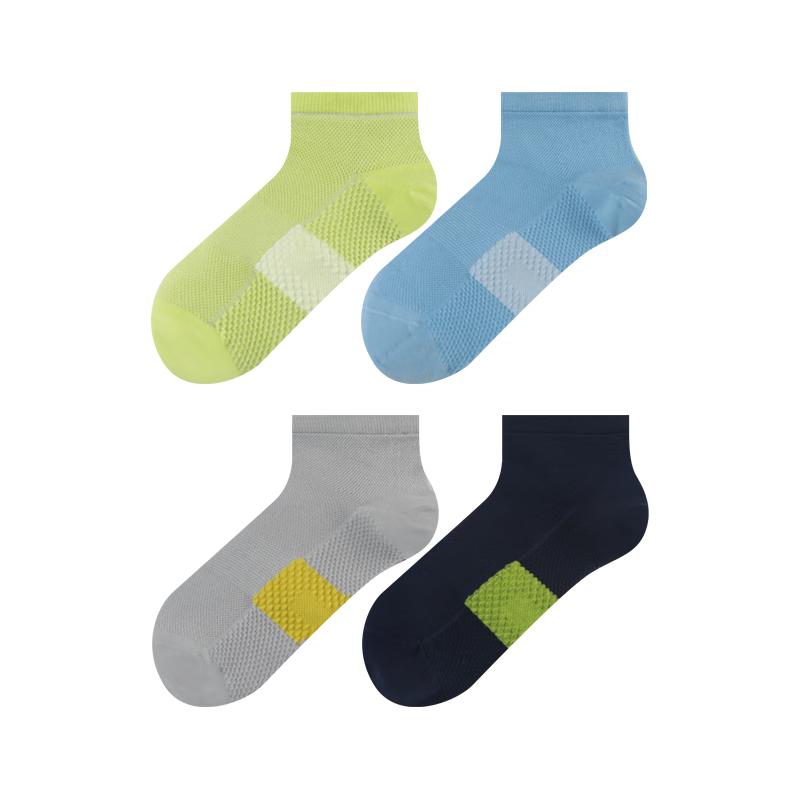 Men s Breathable Anti-Bacterial No-Show Socks Men s One Size