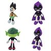 Adorable 10-inch Teen Titans Go Plush Toy Collection Featuring Robin Raven Cyborg