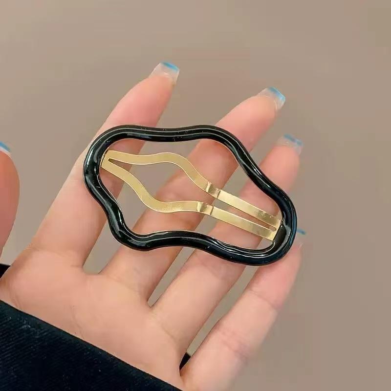 Woman Print Ανοιξιάτικο κλιπ μαλλιών φουρκέτα