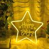 Bright LED Neons Light For Birthday Party Decors With Shatterproof Design And Energy Saving Feature