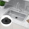 2Pcs High Strength Rubber Drain Plugs 84mm Sink Stoppers for Kitchen Sink Suitable for Standard 3 1/2 Inch Drains