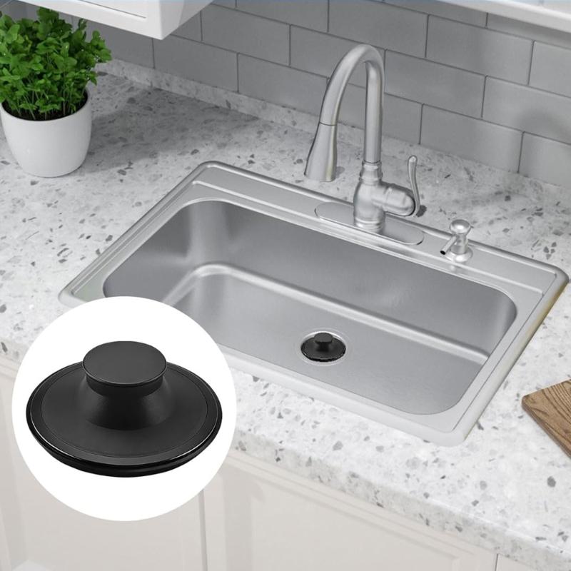 2Pcs High Strength Rubber Drain Plugs 84mm Sink Stoppers for Kitchen Sink Suitable for Standard 3 1/2 Inch Drains