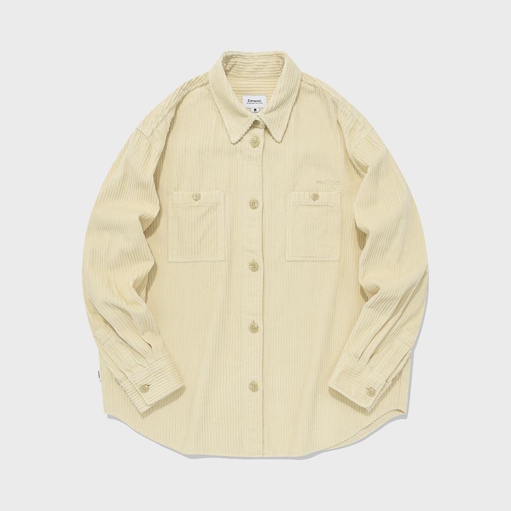 COVERNAT WOMAN Corduroy Shirt Ivory