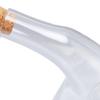 2 In 1 Oil and Vinegar Dispenser Bottle Olive Oil Vinegar Cruet Bottle with Cork Stoppers Clear Glass