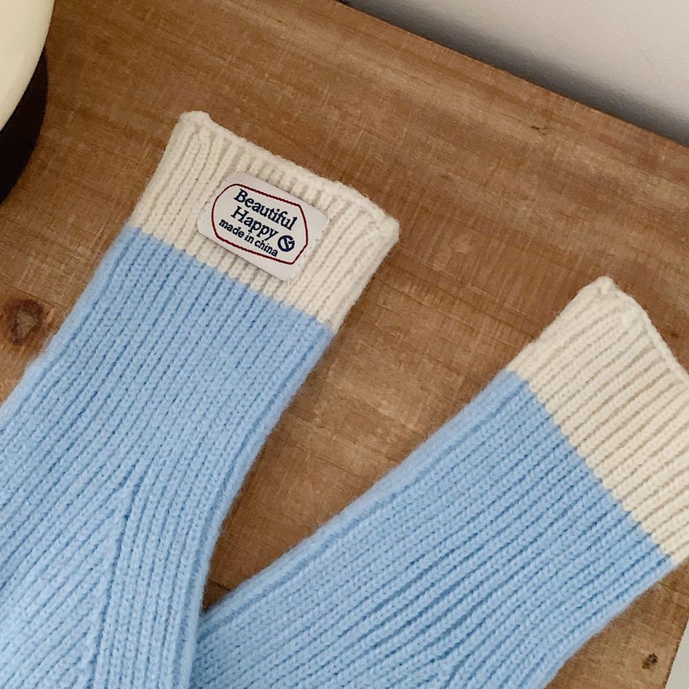 Stylish Knitted Fingerless Gloves: Warm, Touch-Screen Compatible, Perfect for Autumn and Winter Cycling