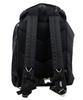 Bymoss Shiny 2-Pocket Nylon Backpack - Black