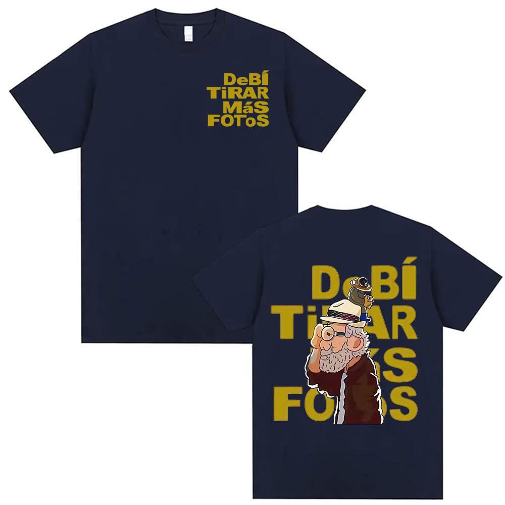 Bad Bunny Debi Tirar Mas Fotos DTMF Album T Shirt Men Women Harajuku Retro Classic Hot Sale T-shirts Short Sleeve Casual T-shirt