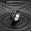 Vintage Stainless Steel Men's Rings Size 7-12 Boho Arrow Pattern Charm Finger Rings Cocktail Party Midi Rings Jewelry
