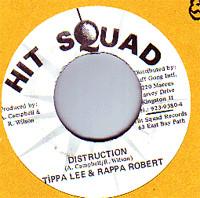 

7inch Record TIPPA LEE & RAPPA ROBERT - Distruction NONE Hit Squad Jamaica Reggae, Ska & Dub Used