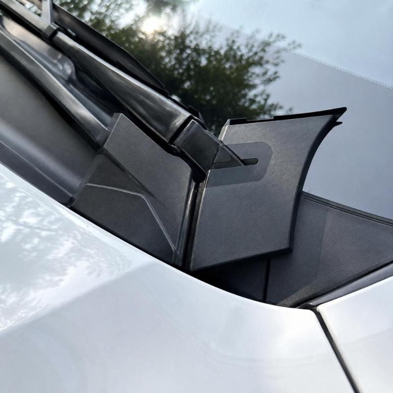 25820729 25820730 Wiper Trim Cover Set for Windshield Arm Area, Left and Right ABS Covers with Clip-On Mounting